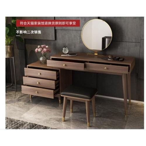 Net red dresser storage cabinet one modern light luxury bedroom computer makeup table