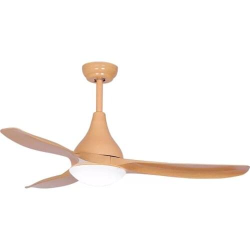 LED 52-inch Nordic retro ceiling fan light bedroom home 1-6 gear fan with light integrated AC110V 220V mute with remote control