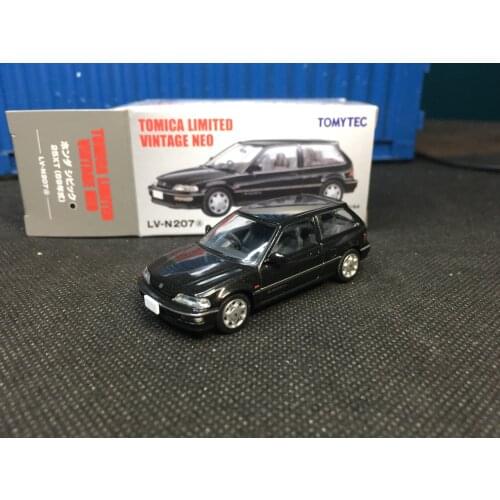 TOMYTEC TLV 1/64 Honda Civic 25XT LV-N207a Die Cast Model Car Collection Limited
