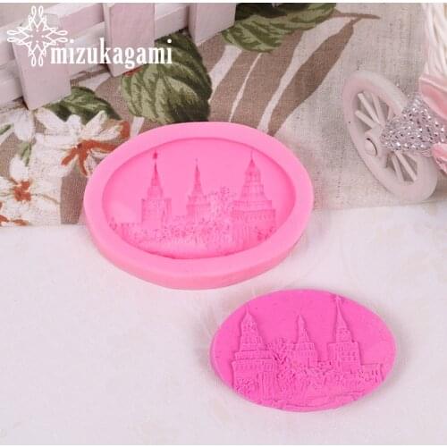 1pcs UV Resin Liquid Silicone Mold Castle House Shape Resin Molds For DIY Charms Making Jewelry Finding Accessories
