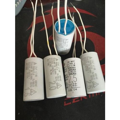 2PCS 100% New and original MDMKP 1.5UF 400VAC size：P:25*48MM OR MDMKP2.5uF1.5UF