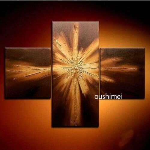 3 Piece Abstract Canvas Art Free Shipping Wall Picture Canvas Home Decoration Painting Hand Painted Landscape For Living Room