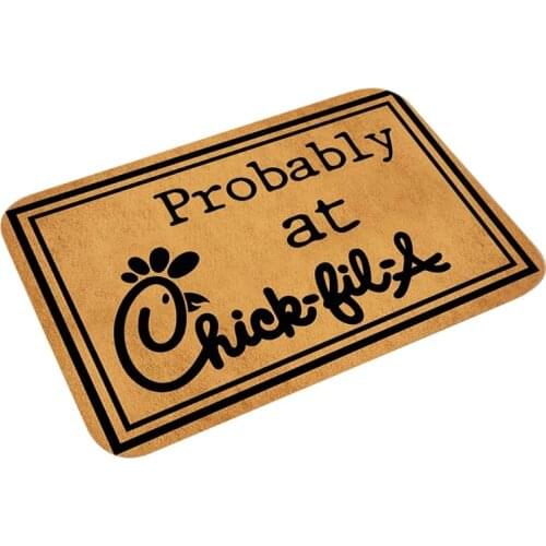 Home Non-Slip Door Mat Indoor Bathroom Kitchen Rectangle Floor Carpet Flannel Surface Letters Entryway Rug Decoration