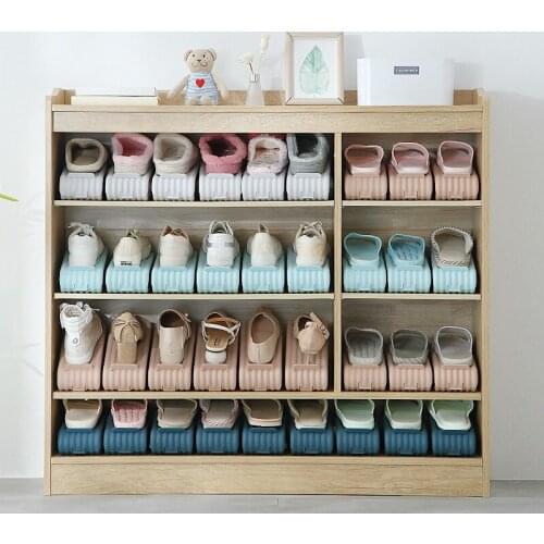 Space-saving storage shoe rack double - layer shoe rack cabinet dormitory shoe rack arrangement shoe slipper rack