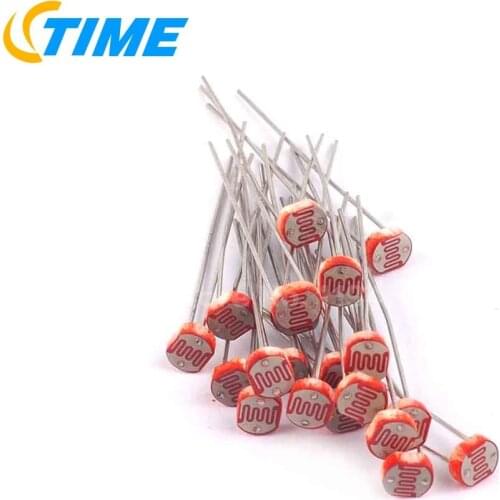 50PCS 5mm GL5516 Photo Light Sensitive Resistor Photoresistor