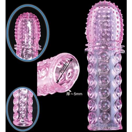 Sex Products For Men Penis Extension Delay Reusable Penis Sleeve Cock Ring Sleeves Penis Extender Condoms
