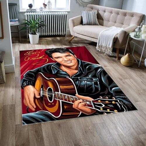 Elvis Presley Rug, New Fashion Rugs, Living Room Rug, Modern Rug, Home Decor Rugs, Fan Rugs, 3d Print Rug, Kids Room Rugs,sm209