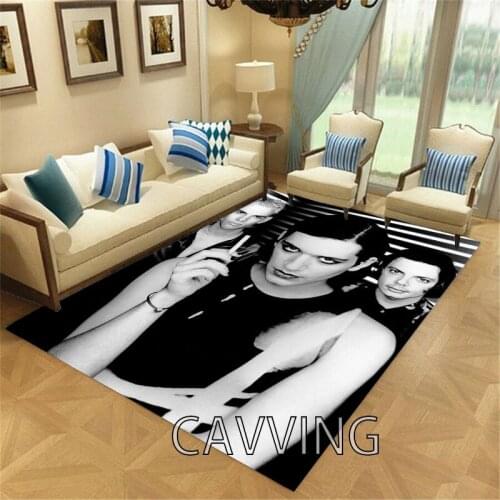 Placebo Rock 3D Printed Carpets Soft Flannel Rug Mat Rugs Anti-slip Large Rug Carpet Home Decoration for Living Room Bedroom