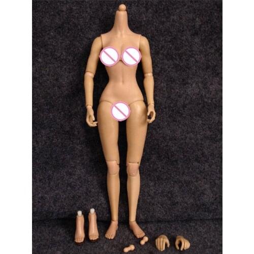 KUMIK 2.5 1/6 Female Mid Chest Seamless Body with Extra Hands & Feet Female for 12" KUMIK Head