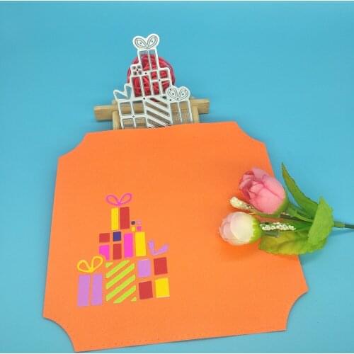 Multi-layer Christmas gift box holiday gift box metal cutting die, scrapbook, photo album decoration, DIY crafts