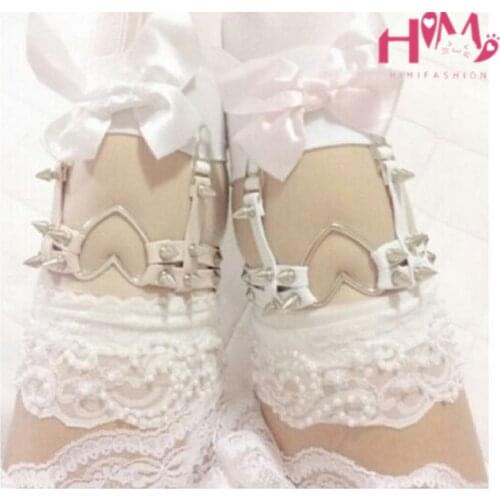 Soft Sisters Sexy Garters For Stocking With Garters Women,Black/White/Pink Funny Garters Sexy Wearing For Daddys Little Girls