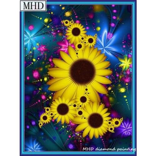 3D abstract flower 5d diy diamond painting cross stitch 3D mosaic diamond embroidery kit home decoration full square drill resin