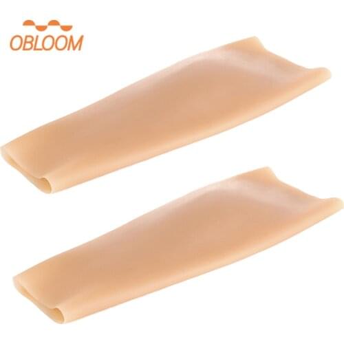 255g Realistic Silicone Beautiful Legs Sets Crossdressers Leg Arm Enhancement Soft Silicone Forms Covering limbs scars 1 Pair CE