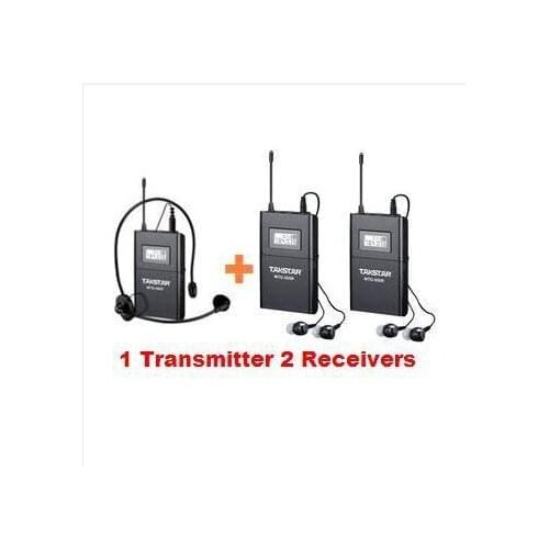 Takstar WTG-500/WTG 500 UHF Wireless Acoustic Transmission System for Tourist guide/Teaching ect. 1 Transmitter+2 Receiver