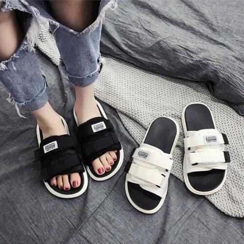 Adult Slippers Couple Home Shoes Fashion 2021 Summer Comfortable Mens Slippers Thick-Soled Non-Slip Casual Beach Sandals Ladies