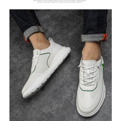 Comfortable Man Luxury Leisure White Fashion Shoes European Hot Selling Sporting Shoes Breaking Dance Shoes Refreshing