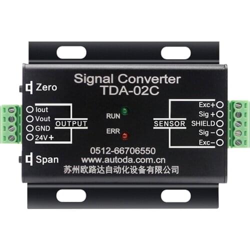 TDA-02C Weight Transmitting Signal Amplifier Load Cell Voltage Current Converter Module