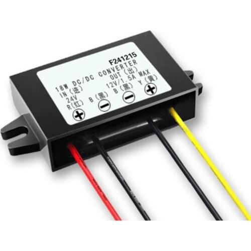 High Quallity 24V to 12V 1A 1.5A DC Step-Down Module 24V To 12V Power Converter Step Down