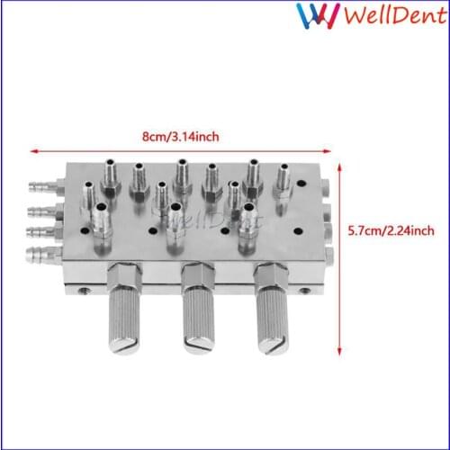 1pc Dental 3 in 1 Valve Device Water Diaphragm Membrane Valve Dental Chair gbd