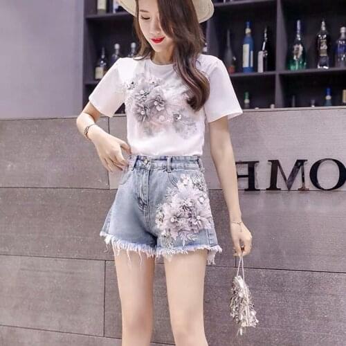 15pcs/Lot Embroidery Patches Letters Clothing Decoration Accessories Three-dimensional Flowers Diy Iron Heat Transfer Applique