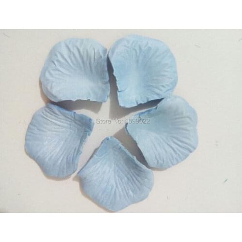 3000pcs 30packs Light blue wedding artificial silk rose petals of flowers bridal party decorations supplies petalas de flores