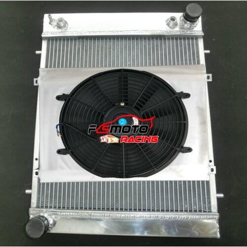 ALUMINUM Radiator & SHROUD & FAN FOR LAND ROVER Defender&Discovery 200 TDI 2.5 Turbo diesel 89-94 1994 1993 92 91