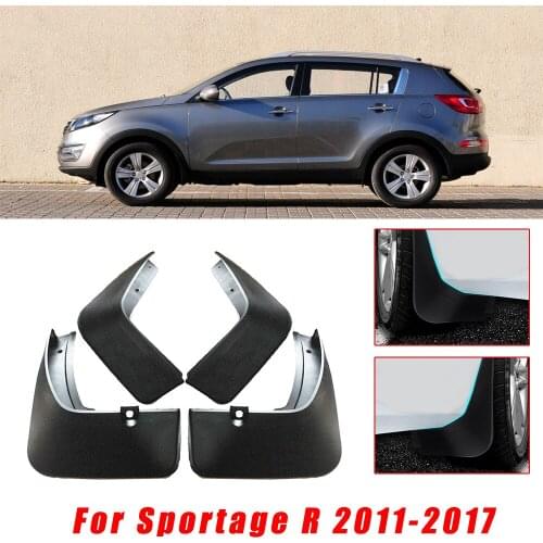 Car Mud Guards For Kia Sportage-R 2011 2012 2013 2014 2015 2016 2017Splash Guards Over Fender Kit Car Styling Fender Accessories