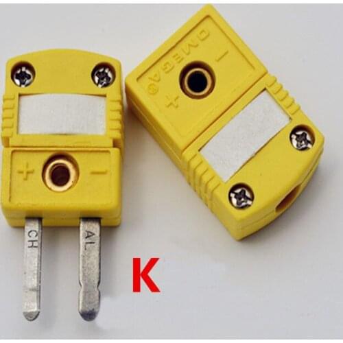 Free shipping 10set SMPW-K-F/M Female male K type socket connector Thermocouple plug original