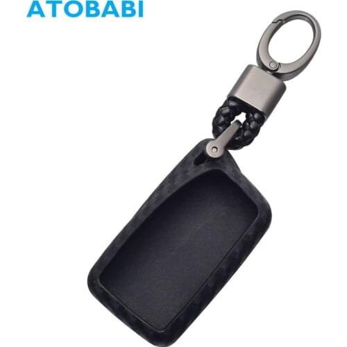Carbon Rubber Car Key Case For Lexus GS-350 GS-450h ES-300h ES-350 LS 450H 300H RC 250 350 Remote Fob Cover Keychain Accessories