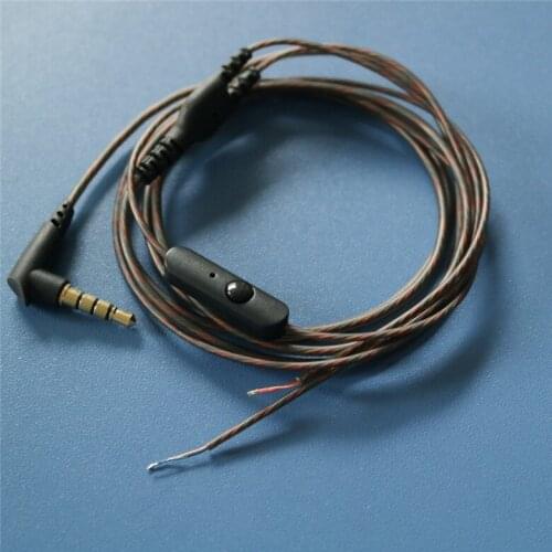 Diy earphone wire with mic TPE cable 14core