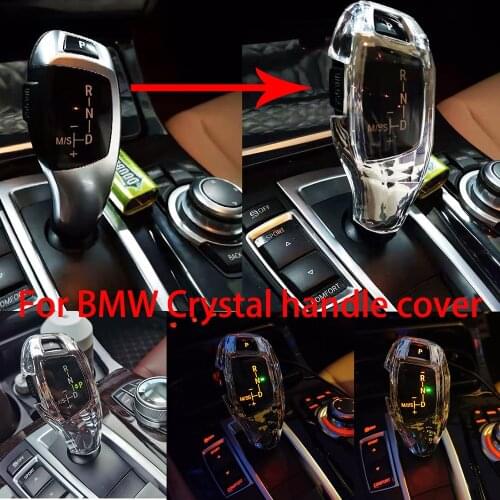 For BMW F20 F30 f10 f32 F25 X5 F15 F16 interior accessories modified crystal handle cover decorative crystal LHD