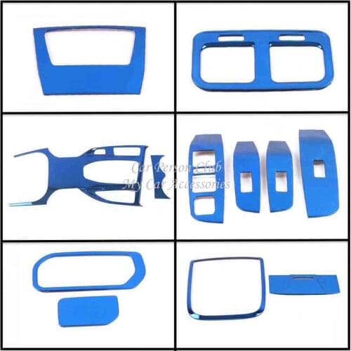 For Haval F7 F7X 2019-2021 Stainless Gear Shift Storage Cover Door Handle Window Lift Switch Trim Interior Garnish Car Accessory