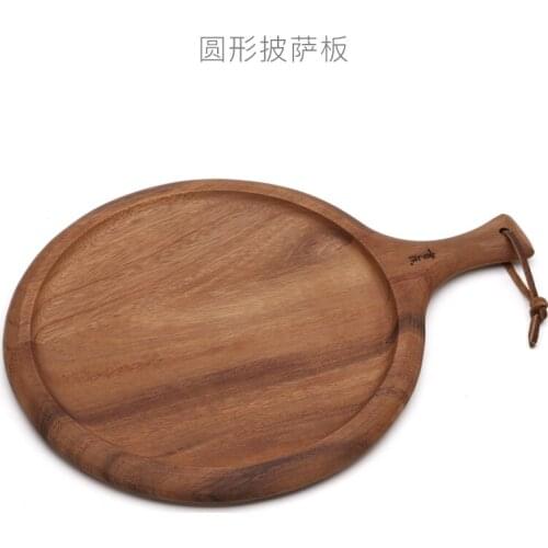Wooden cut fruit board wood cutting board kitchen cutting board mini environmental protection food supplement tray pizza board