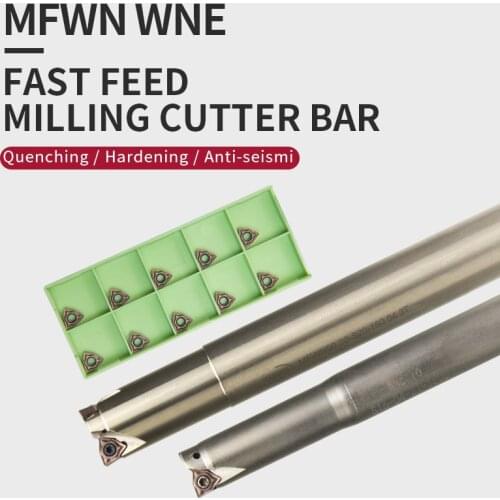 1pcs CNC Lathe End Mill Toolholder Cutting Machining Face Milling Cutter WNE/MFWN90 160-200L Tools for Carbide insert WNMG04