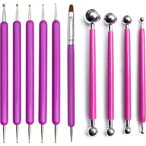 48pcs Mandala Dotting Tools Set for Painting Rock Stones Stencil Acrylic Stick C5AE