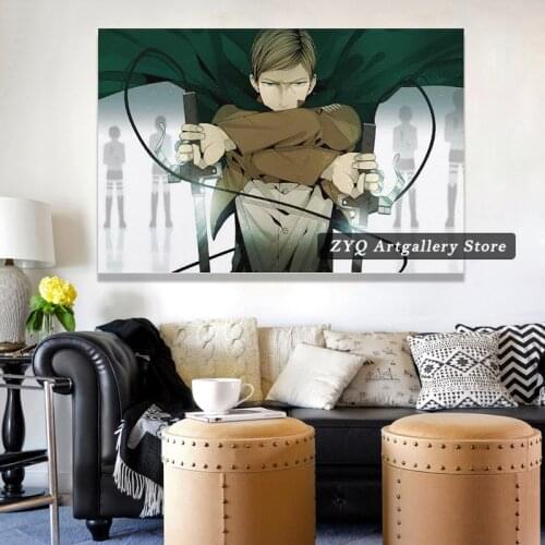 Attack on Titan Investigation Team Canvas Art Poster And Wall Art Picture Print Modern Family Bedroom Decor Posters
