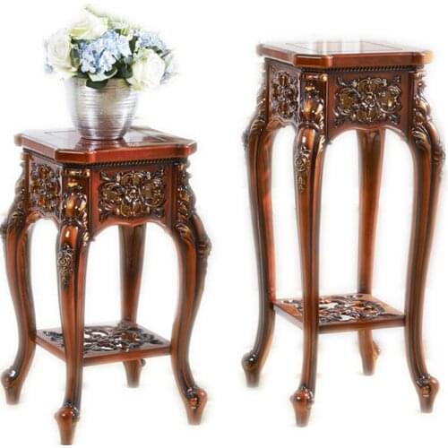 European Style Living Room Luxury Green Plant Indoor Multi-Storey Floor Balcony Storage Pot Rack Flower Shelf