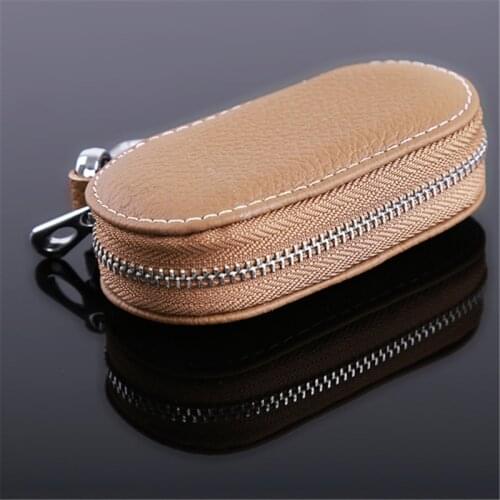 PU Leather Key Wallets Key Holder High Quality Keys Organizer Zipper Key Case Bag Keychain Covers Unisex Pouch Purse