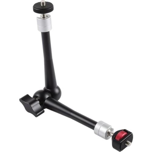 PULUZ 11 inch Aluminium Alloy Adjustable Articulating Friction Magic Arm For Canon Nikon Sony DSLR Camera Accessories and so on