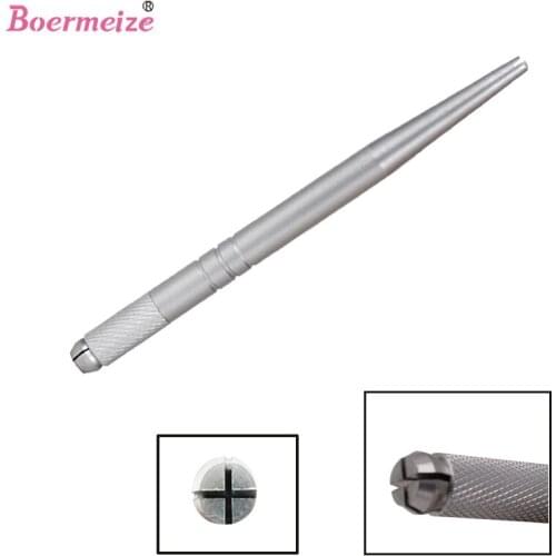Permanent Makeup Pen 3PCS Silver Color Tebori Pen Microblading pen tattoo machine for permanent makeup eyebrow tattoo manual pen