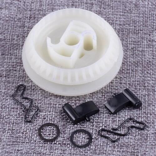 LETAOSK 7pcs Recoil Starter Pulley & Pawl Dog & Spring & Washer Kit Fit For Stihl 017 018 019T 020T MS170 Chainsaw