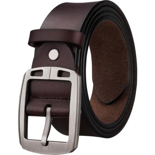 SZ-0014-B 2018 Barry.Wang New Fashion Designers Pin Buckle Leather luxury Belts Business Male Pin Buckle Belts for Mens