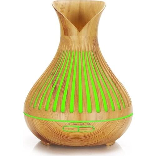 500ML Ultrasonic Aroma Humidifier Essential Oil Diffuser Air Purifier Mist Maker Aroma Diffuser LED Light