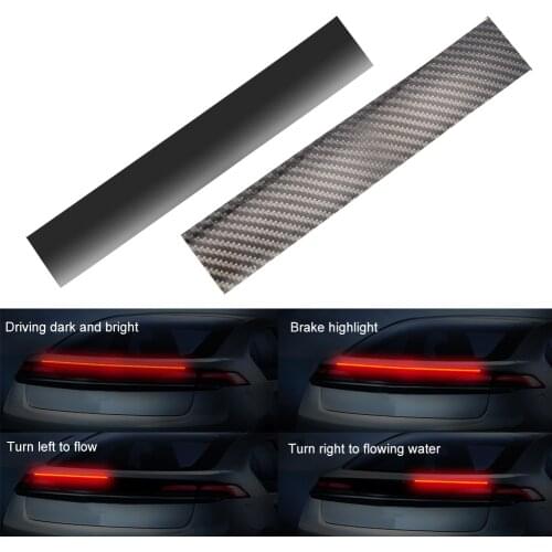 Universal Car Brake Lights Rear Wing 12V Taillight Turn Signal LED Spoiler Fexible Waterproof LED Strip Warning Light