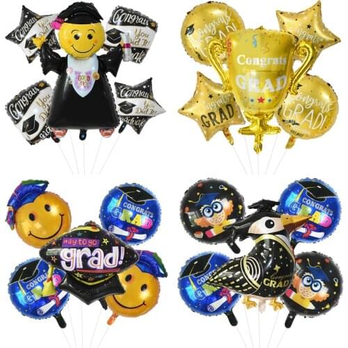 Graduation Party Kit Decoration Congratulations on Graduation Foil Bachelor Cap Balloons for Student/daughter/Son Graduation