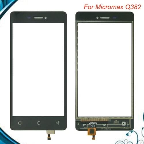 High Quality For Micromax Q382 Touch Screen Digitizer Touch Panel Lens Glass Replacement Part IN Stock