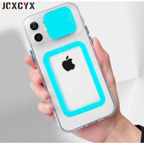 Armor Camera Protection Transparent Case For iPhone 12 11 Pro Max Mini XS X XR 8 7 Plus hand Holder Stand Cover for iphone 13