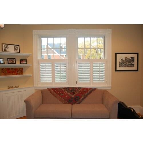 2017 hot sales highly durable window shutters sun shade wooden blinds solid wood shutter louver wood folding shutters WS1612014