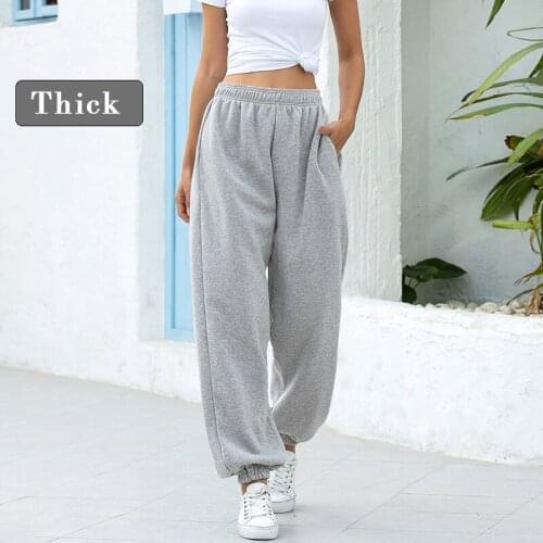Y2k Women pants Jogging Sweatpants Women for pants Baggy Sports Pants Gray Jogger High Waist Sweat Casual Trousers For Female