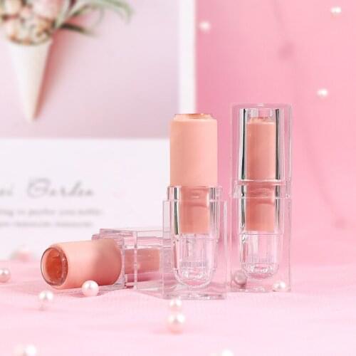 10pcs Square Lipstick Tube 12.1mm DIY Lip Balm Tubes Homemade Lip Stick Beauty Lipstick Balm Containers Empty Cosmetic Packaging